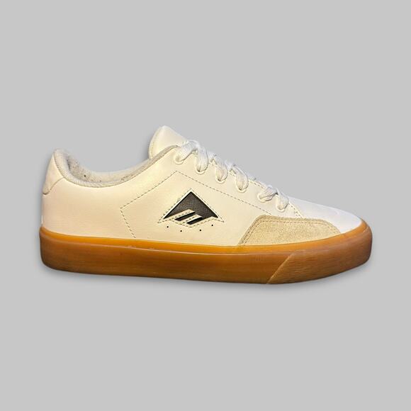 Emerica Temple White & Gum Skate Shoes - Men’s Size 7.5 main image 7